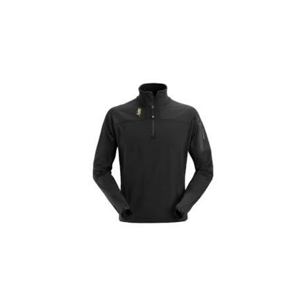 Body Mapping Microfleece pullover med kort lynlås